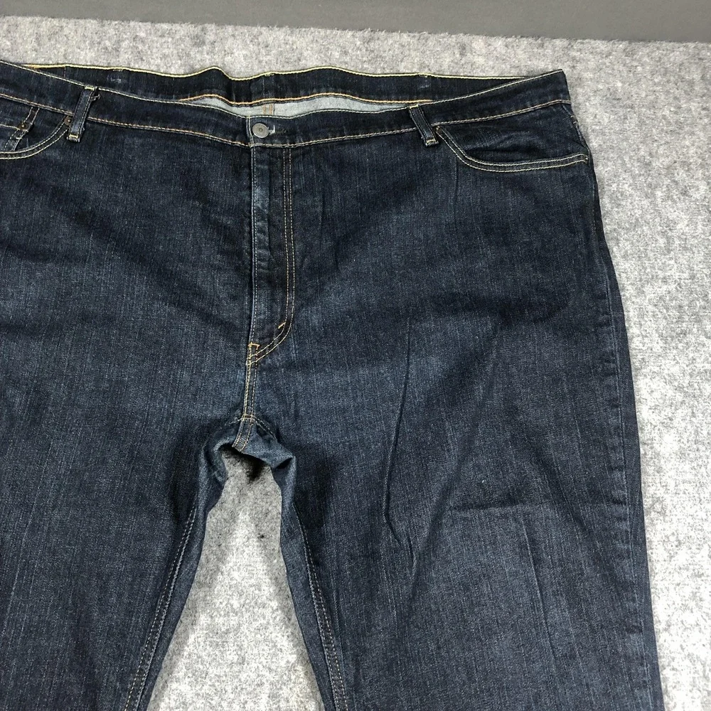 Levis 541 Jeans Mens 54x25 Blue Athletic Tapered Dark Wash Denim Big Pants